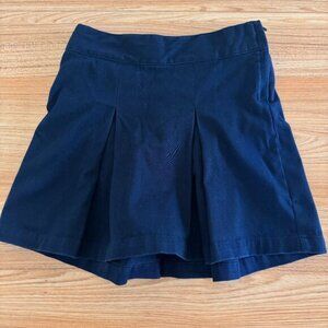 Cat & Jack Girl's School Uniform Pleated Skort Navy Blue Size 5